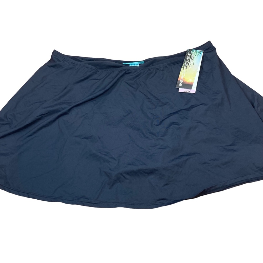 NWT Beach House Black Swim Skirt - Size 22W